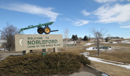Welcome to Nobleford Sign
