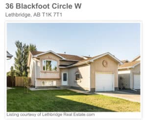 House for Sale Lethbridge